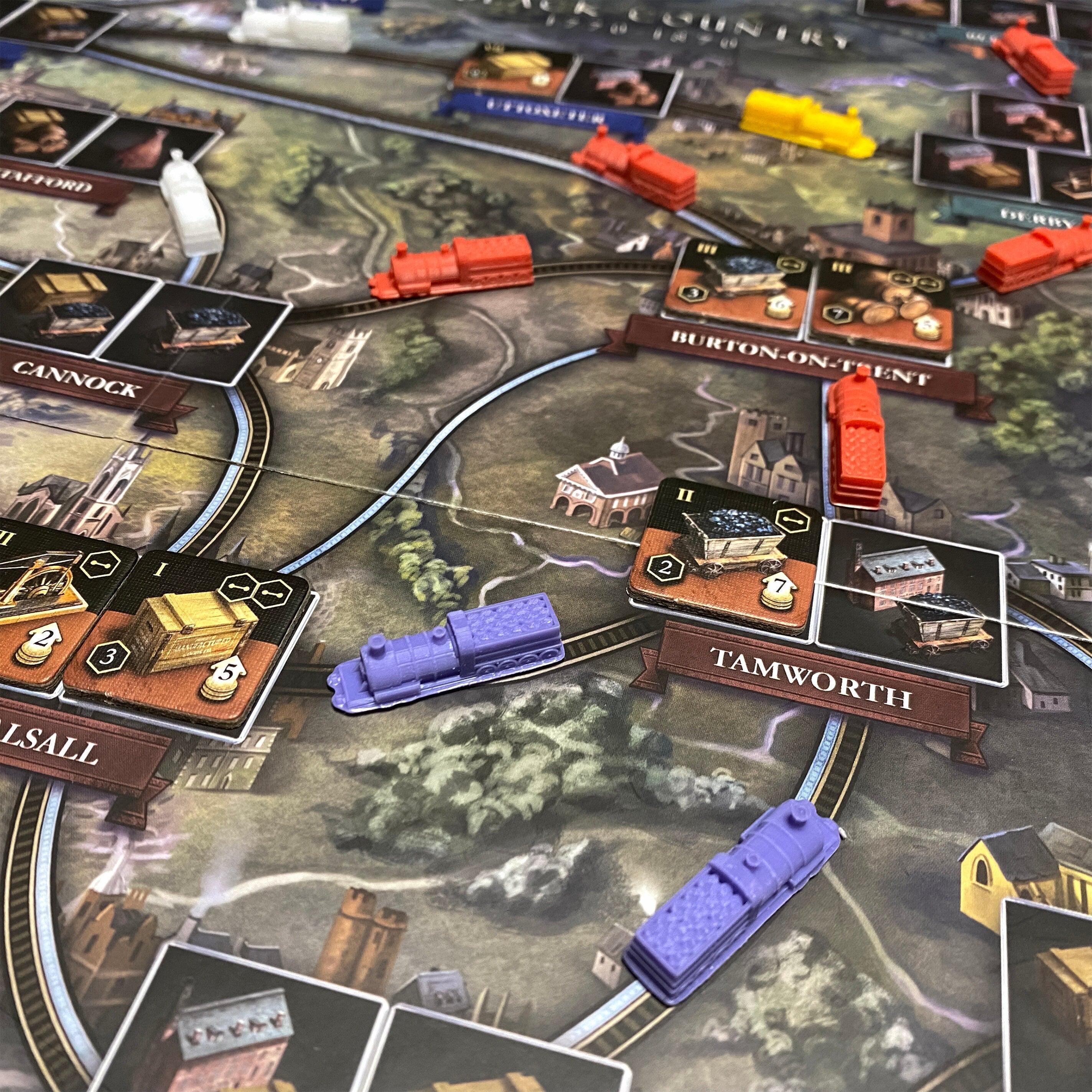 Brass Birmingham Upgrade Tokens - board game expansion set - BoardGeekFox