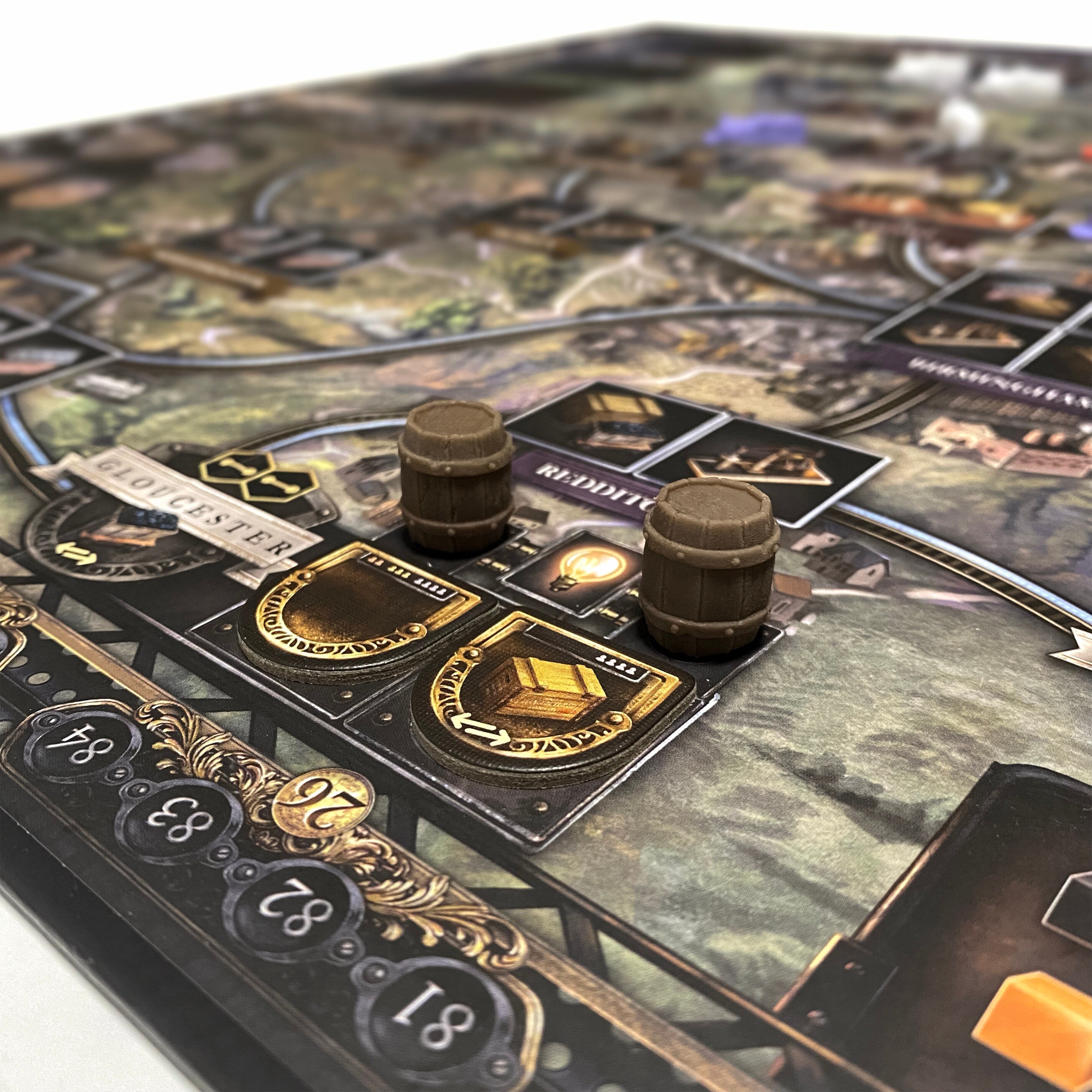 Brass Birmingham Upgrade Tokens - board game expansion set - BoardGeekFox