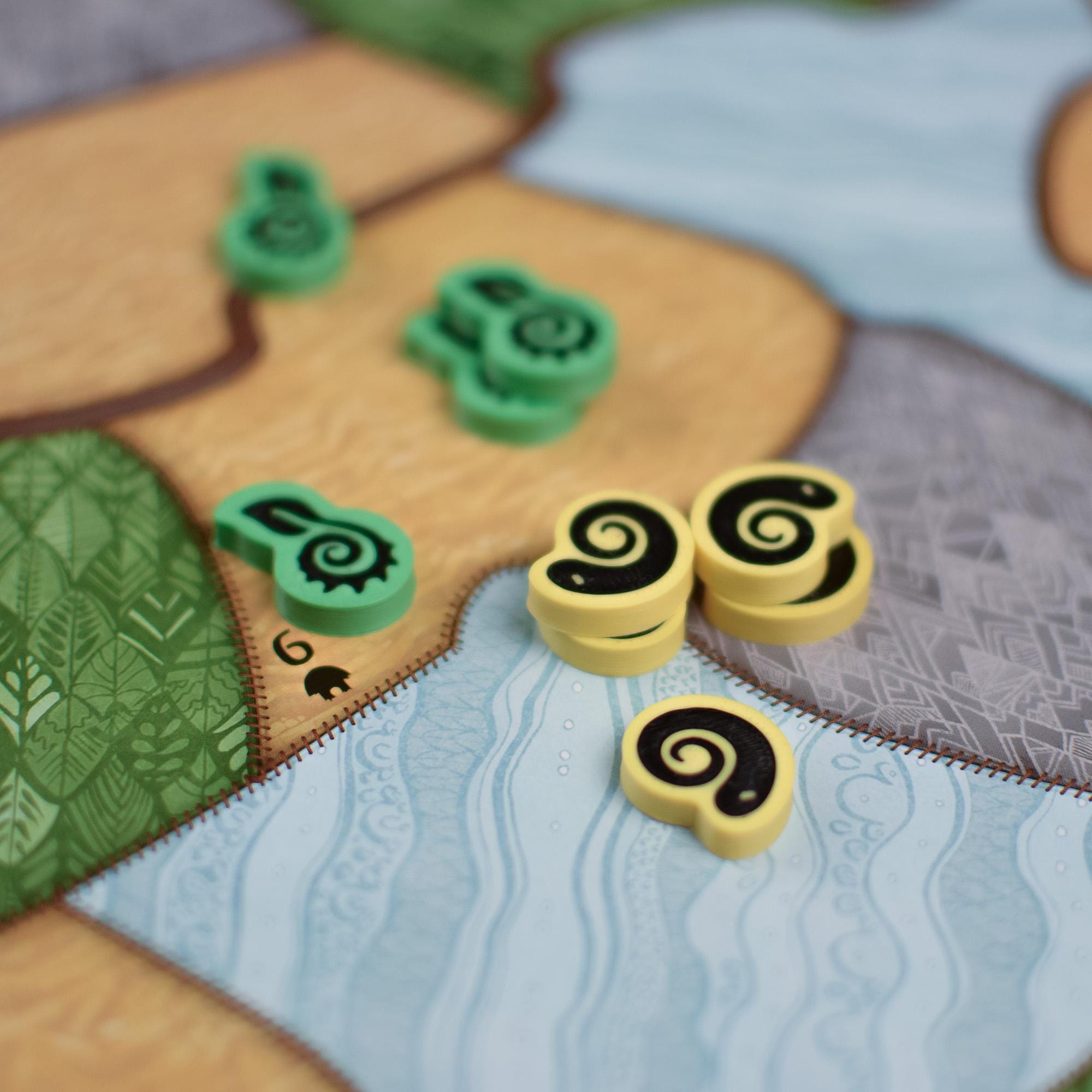 Spirit Island token set – Upgrade components - board game expansion set - BoardGeekFox