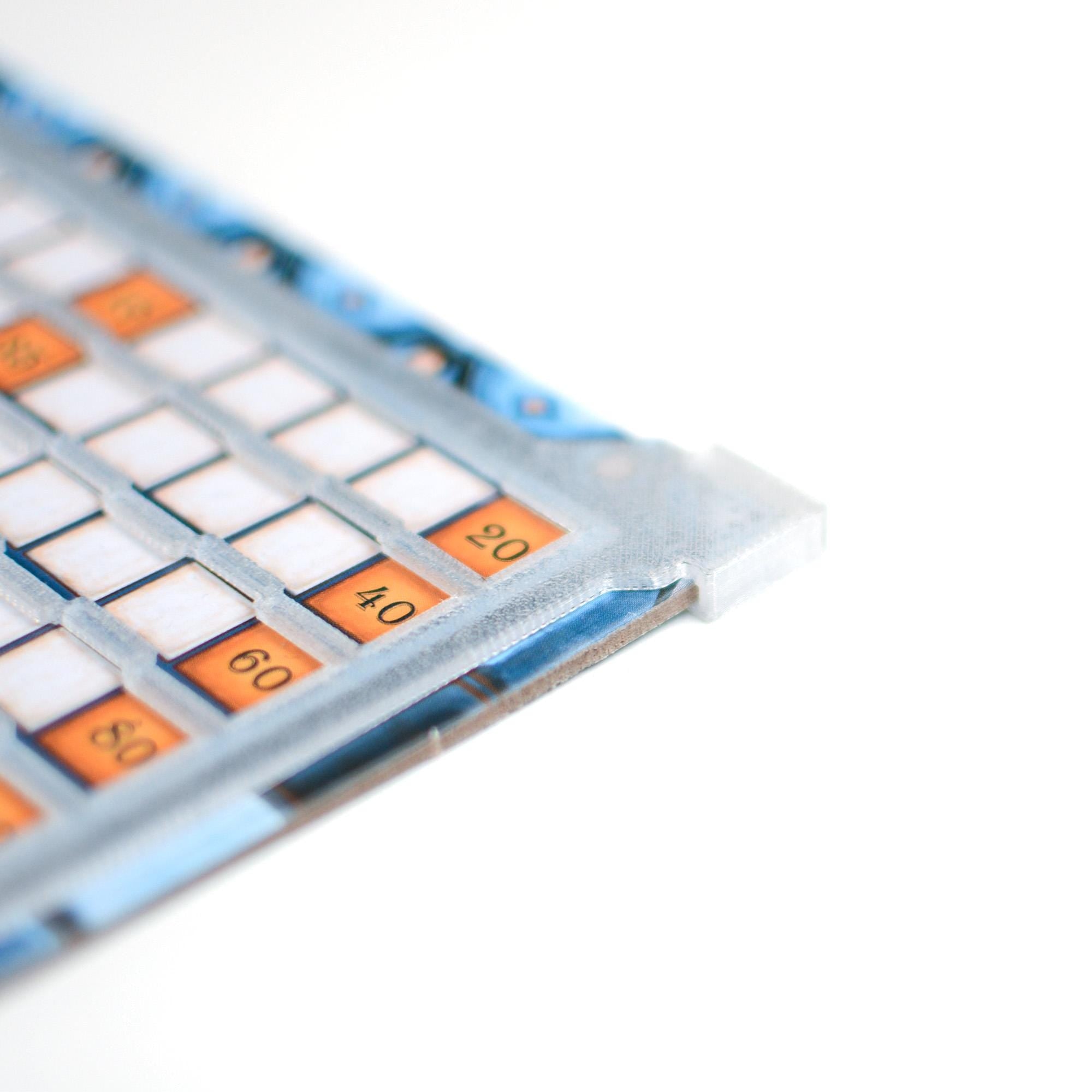 Azul Game Board Overlay – Transparent 3D Printed Tile Holder | 1 Piece or Set of 4 - board game expansion set - BoardGeekFox