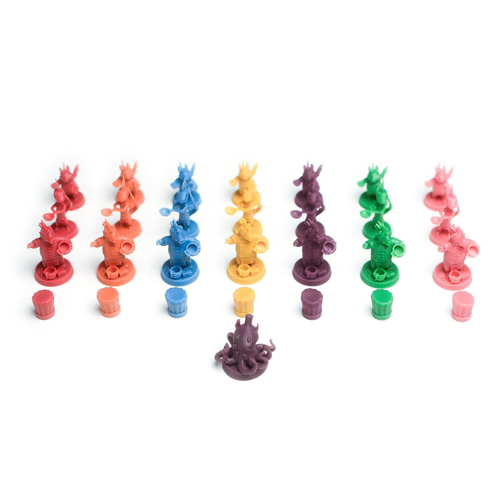 Custom Miniature Set for Critter Kitchen (Unofficial Add-on) / 29pcs - board game expansion set - BoardGeekFox