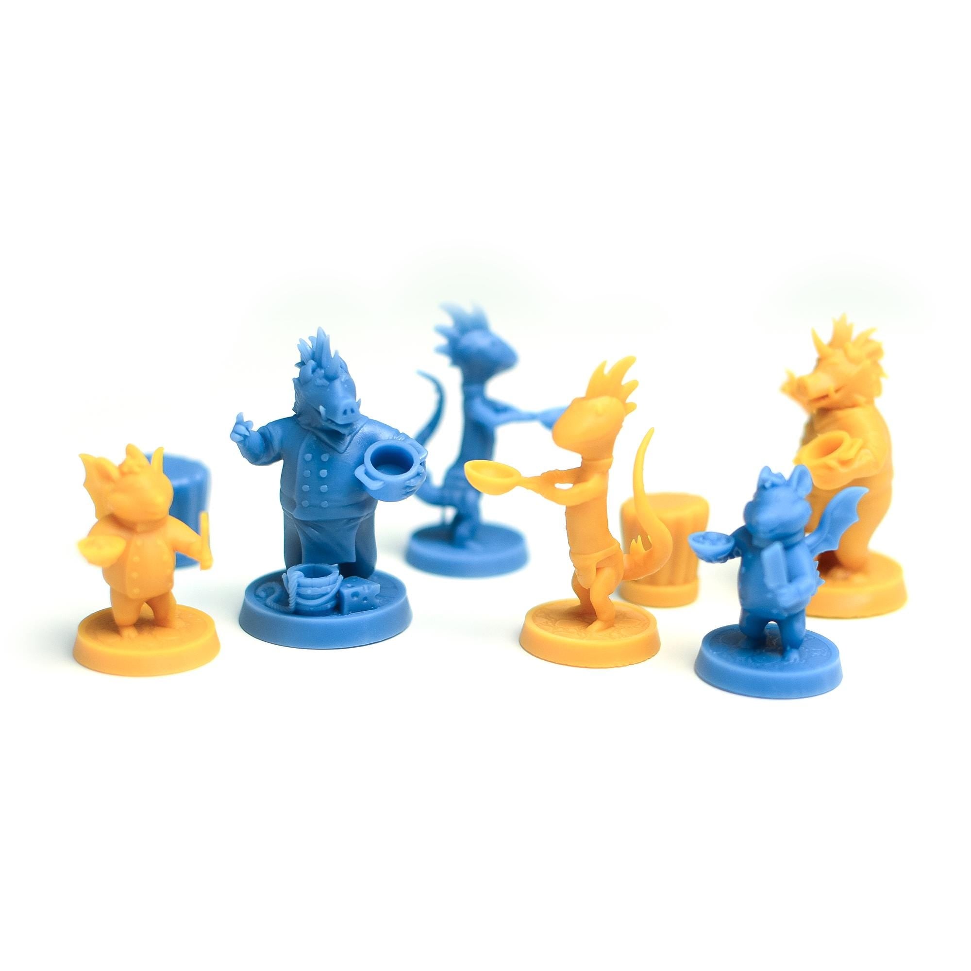 Custom Miniature Set for Critter Kitchen (Unofficial Add-on) / 29pcs - board game expansion set - BoardGeekFox