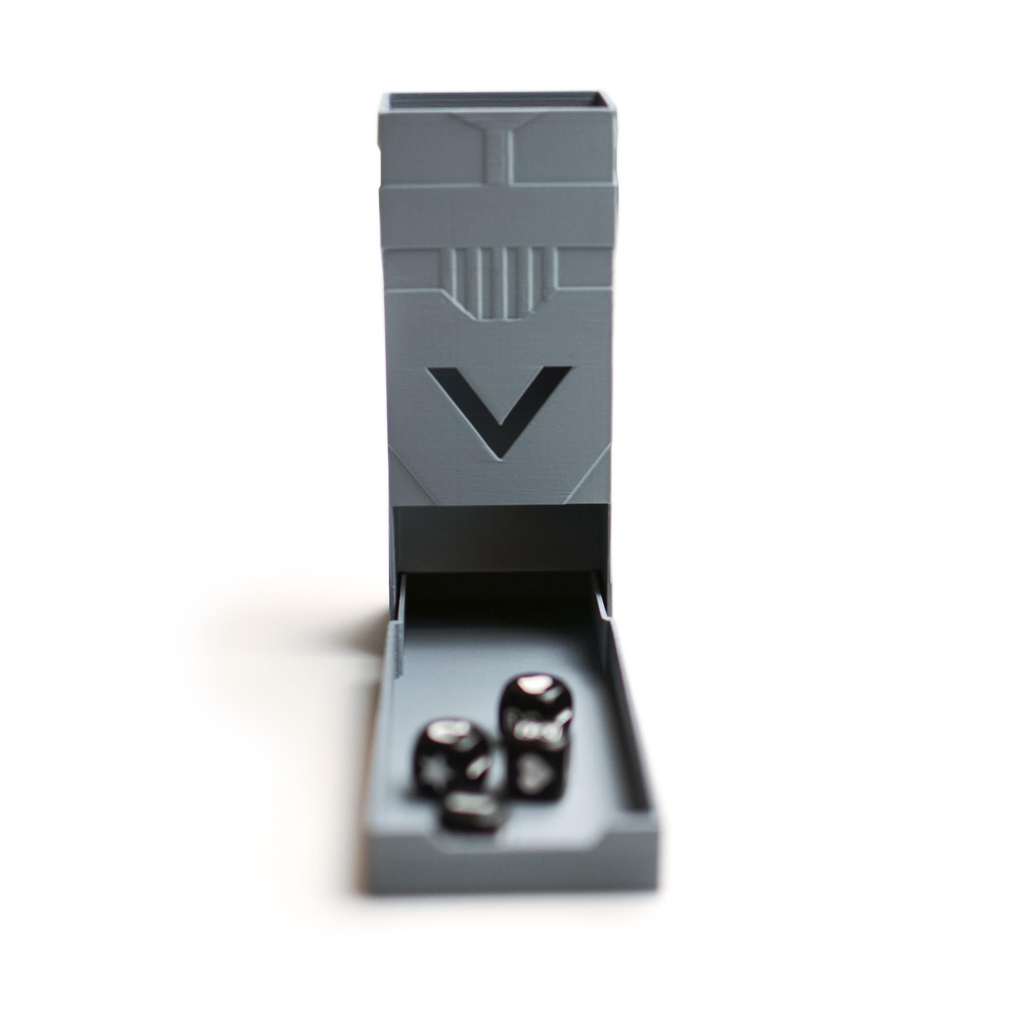 Vantage Organizer with Integrated Dice Tower - board game expansion set - BoardGeekFox