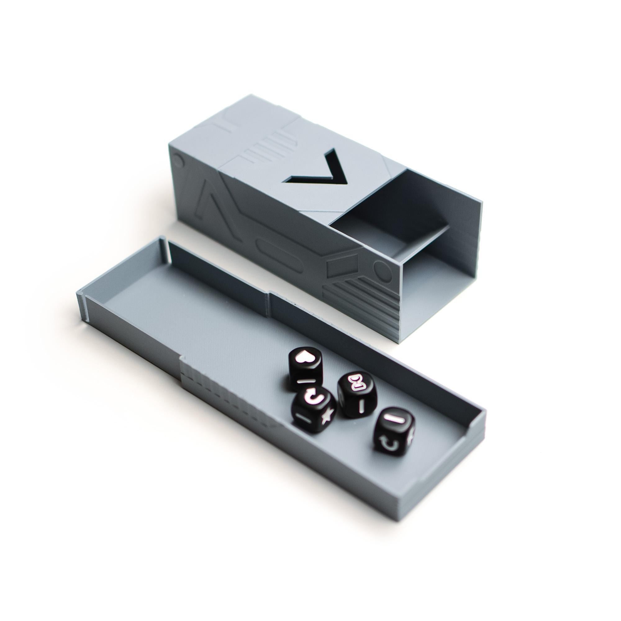 Vantage Organizer with Integrated Dice Tower - board game expansion set - BoardGeekFox