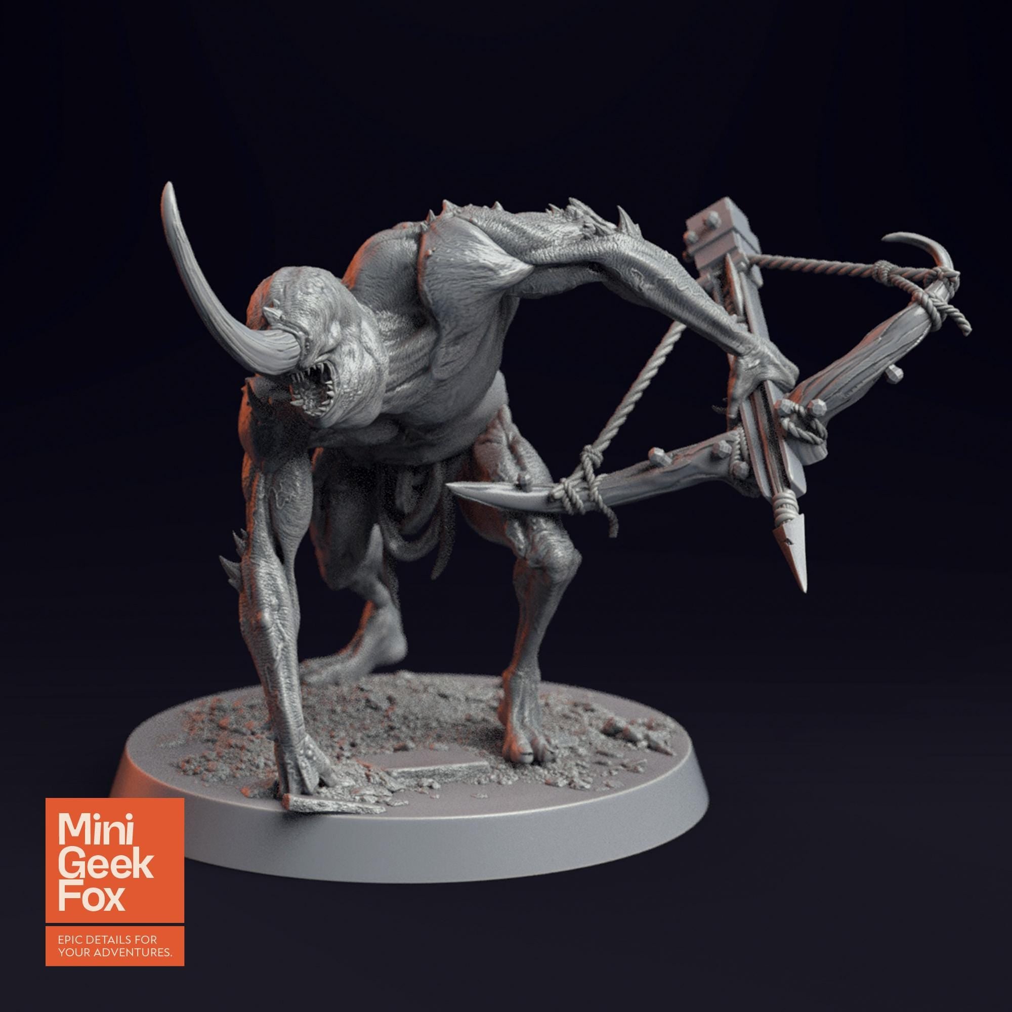 Putrid Servant - Crossbow Wielding Monster Miniature