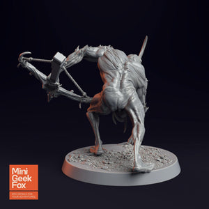 Putrid Servant - Crossbow Wielding Monster Miniature - board game expansion set - BoardGeekFox