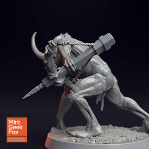 Putrid Servant - Crossbow Wielding Monster Miniature - board game expansion set - BoardGeekFox