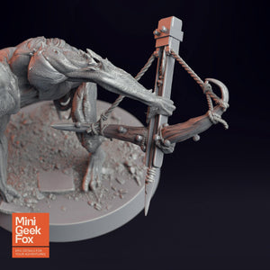 Putrid Servant - Crossbow Wielding Monster Miniature - board game expansion set - BoardGeekFox
