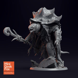 ShellBack ShellSpike Turtle Miniature - Unique Fantasy, Tabletop RPG Monster - board game expansion set - BoardGeekFox