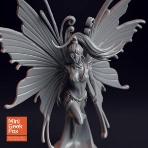 Fairy Pixie - Enchanting Fantasy Miniature, DnD Fairy, Tabletop RPG Figure (3 Versions Available) - board game expansion set - BoardGeekFox