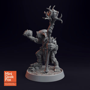 Goblins da Tredzle D&D Miniature - Cunning Goblin Shaman for Fantasy Tabletop RPGs - board game expansion set - BoardGeekFox