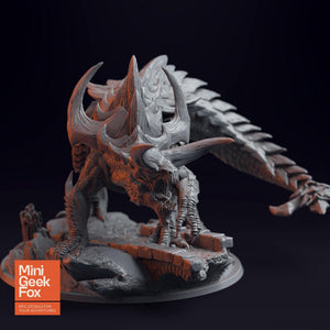 Tarrasque - Dungeons and Dragons Tabletop Miniature (DnD) - board game expansion set - BoardGeekFox