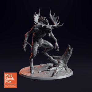 Wendigo Miniature - DnD Monster, Fantasy Tabletop RPG, Highly Detailed Resin Model - board game expansion set - BoardGeekFox