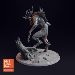 Wendigo Miniature - DnD Monster, Fantasy Tabletop RPG, Highly Detailed Resin Model - board game expansion set - BoardGeekFox