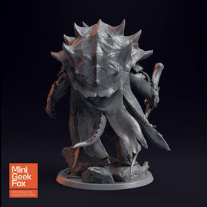 ShellBack ShellSpike Turtle Miniature - Unique Fantasy, Tabletop RPG Monster - board game expansion set - BoardGeekFox