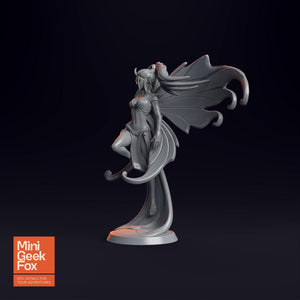 Fairy Pixie - Enchanting Fantasy Miniature, DnD Fairy, Tabletop RPG Figure (3 Versions Available) - board game expansion set - BoardGeekFox