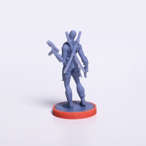 Deadpool miniature for Unmatched - board game expansion set - BoardGeekFox