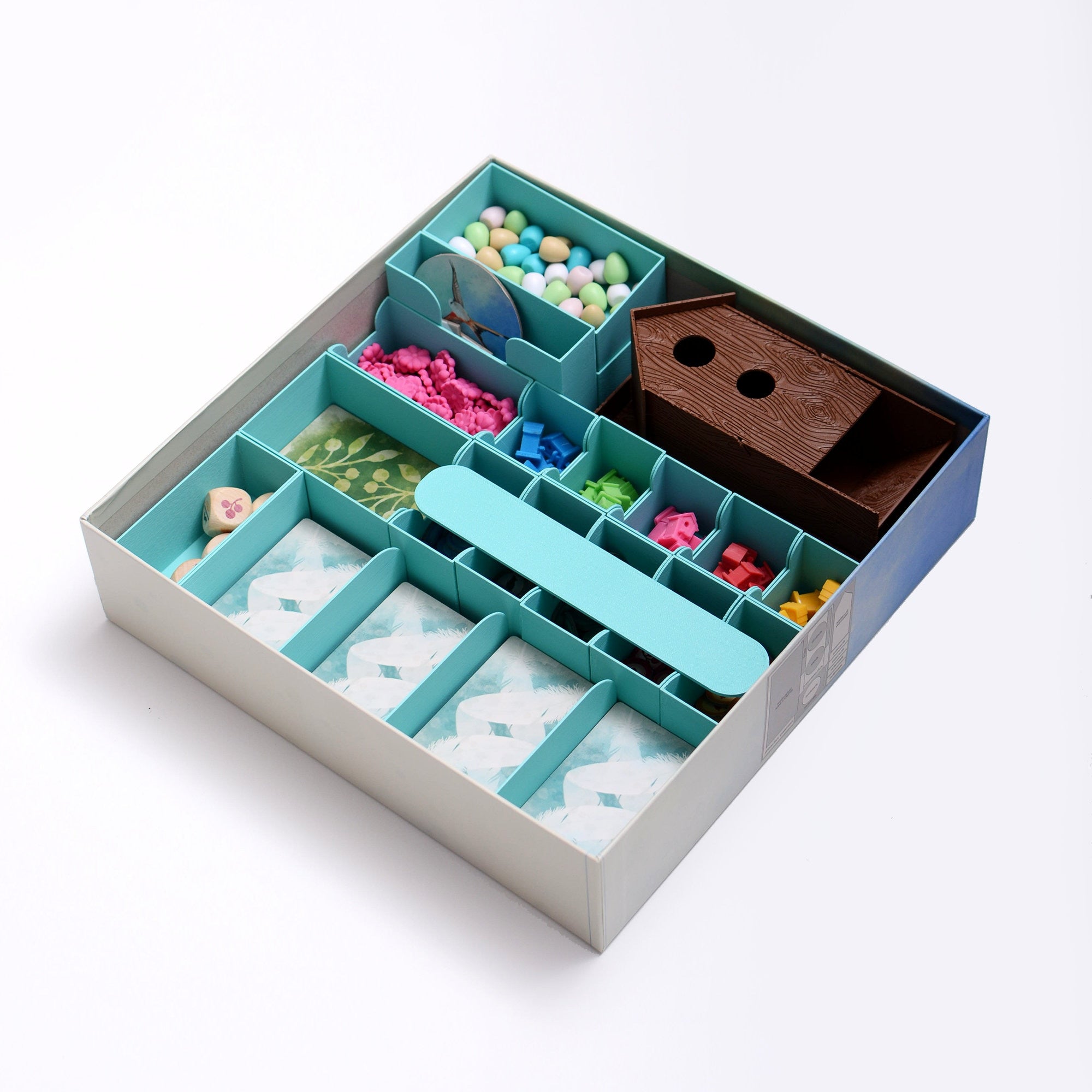 Wingspan Organizer + Europa + Oceania expansion + Dice Tower