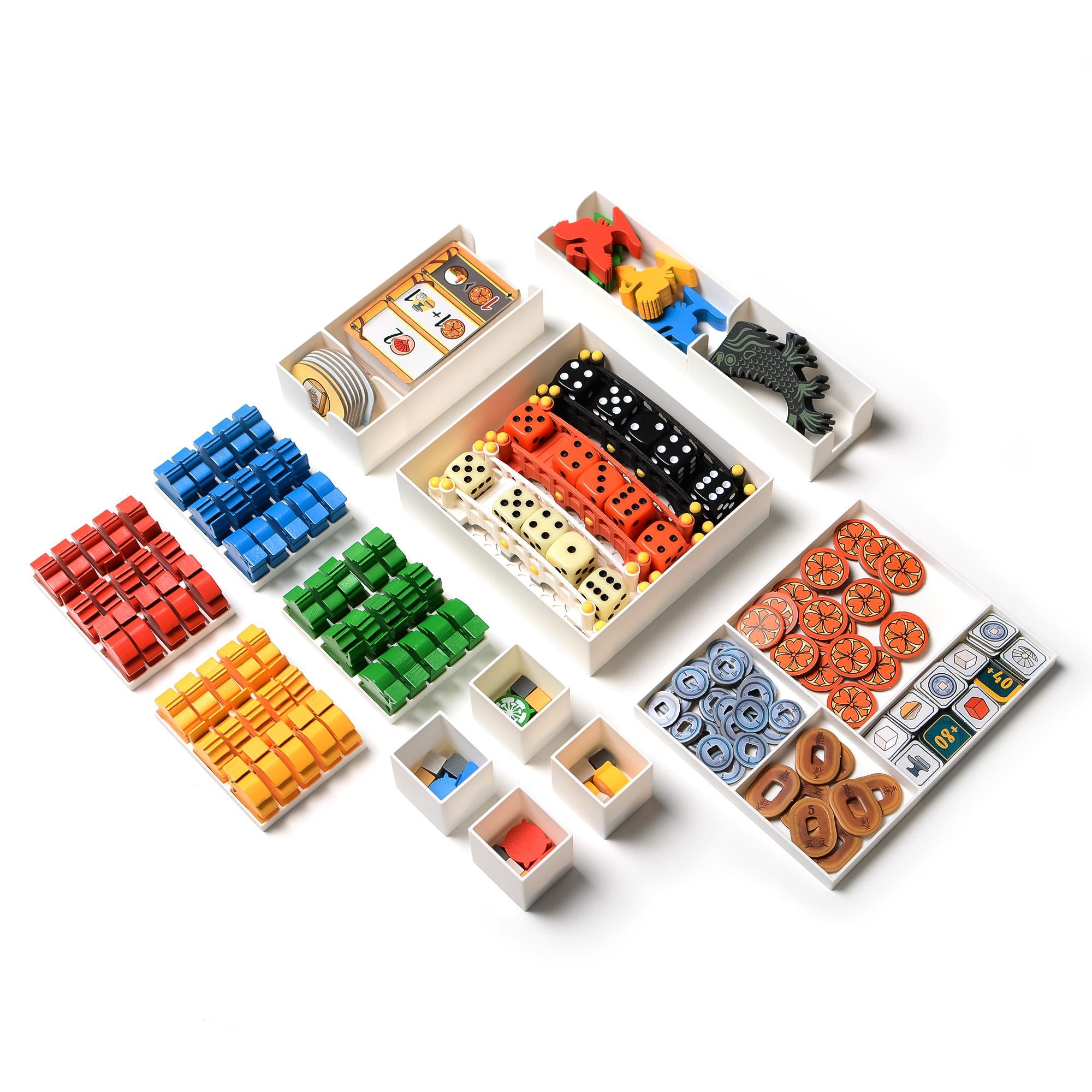 White Castle Insert + Extra 3D Printed Bridges - board game expansion set - BoardGeekFox 