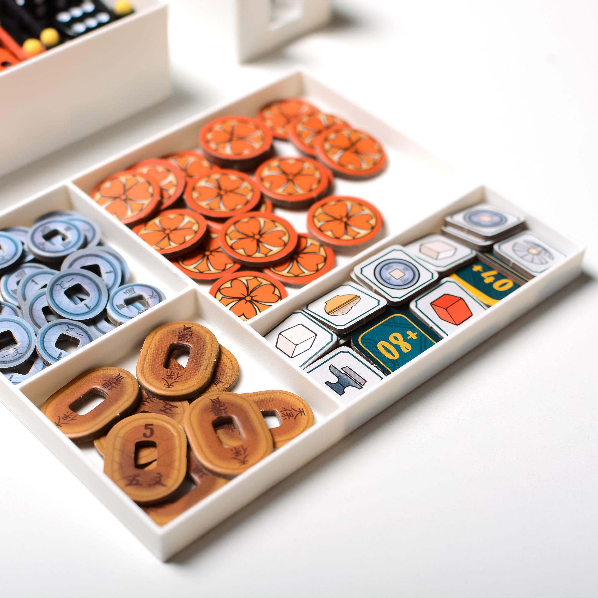 White Castle Insert + Extra 3D Printed Bridges - board game expansion set - BoardGeekFox 