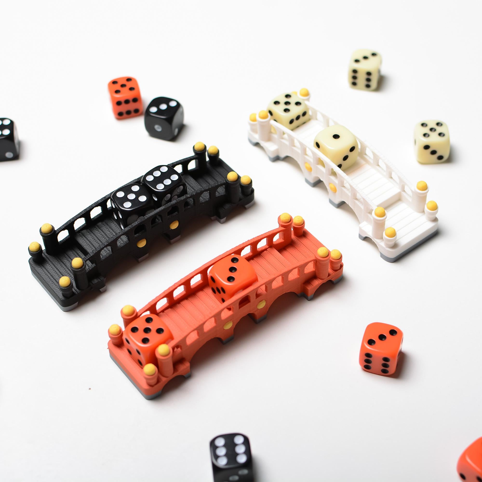 White Castle Insert + Extra 3D Printed Bridges - board game expansion set - BoardGeekFox 