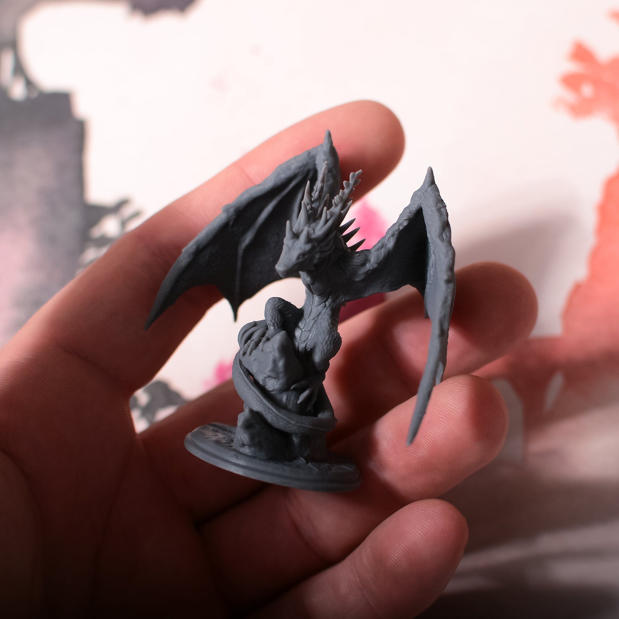 Wyrmspan Dragon First Player Token - board game expansion set - BoardGeekFox 