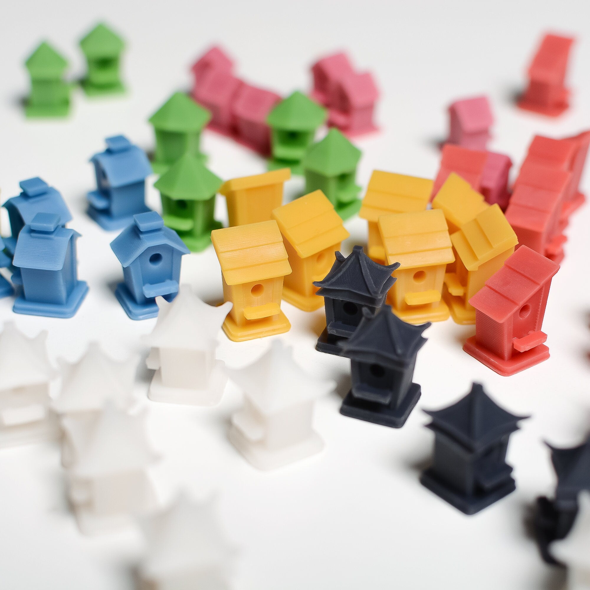 Wingspan Asia player tokens |  40 or 56 Pieces | Upgrade Wingspan - board game expansion set - BoardGeekFox 
