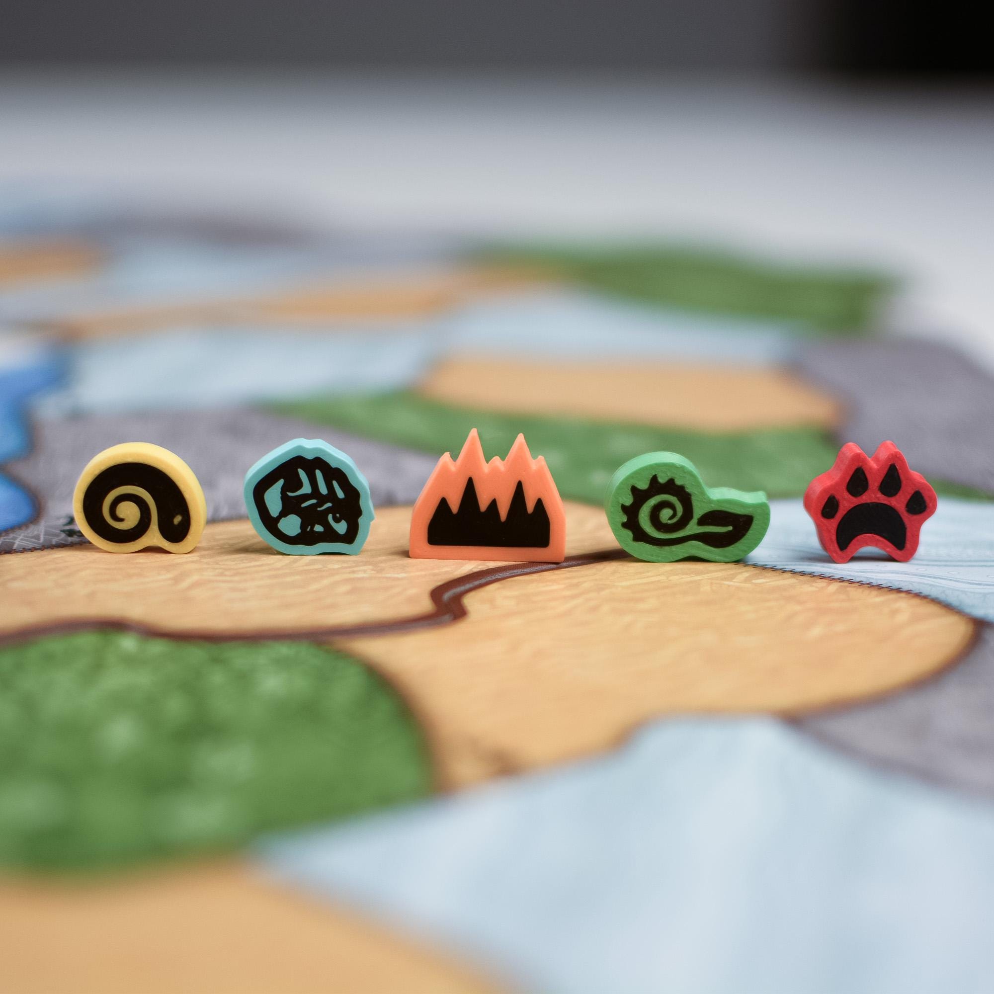 Spirit Island token set – Upgrade components