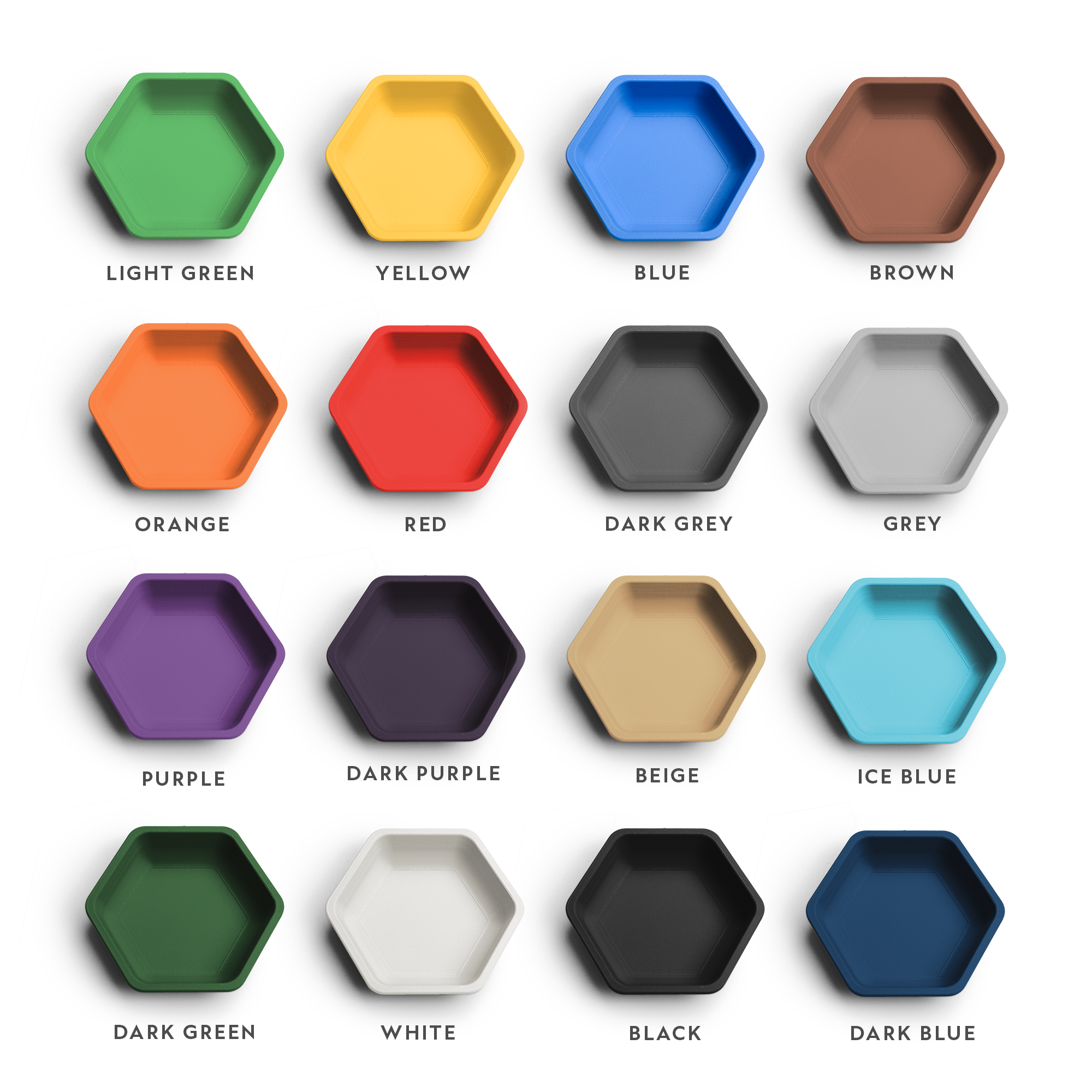 Hexagonal Token Holder – Budget Version - board game expansion set - BoardGeekFox 