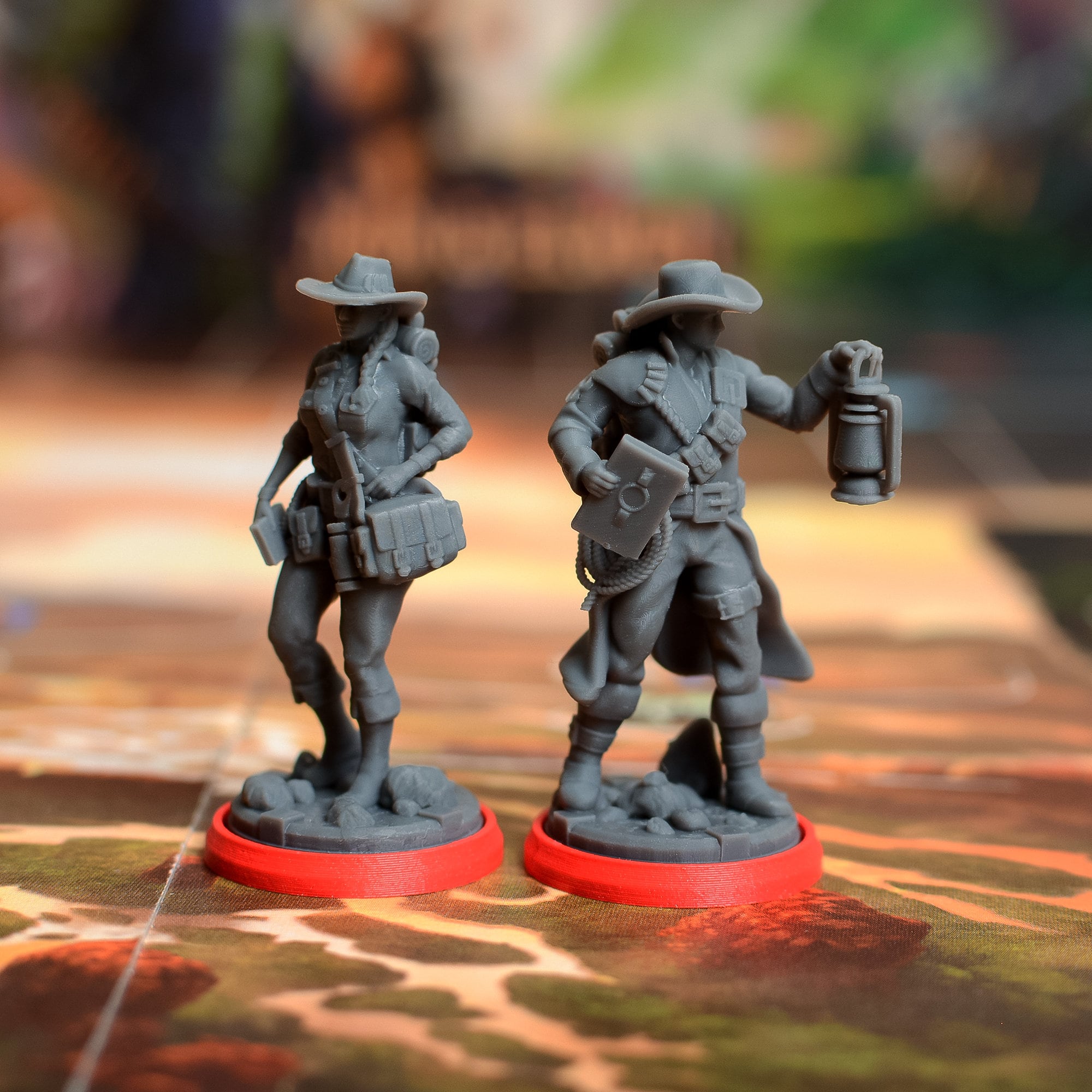 Lost Ruins of Arnak: Custom Explorer Miniatures - Enhance Your Adventure!